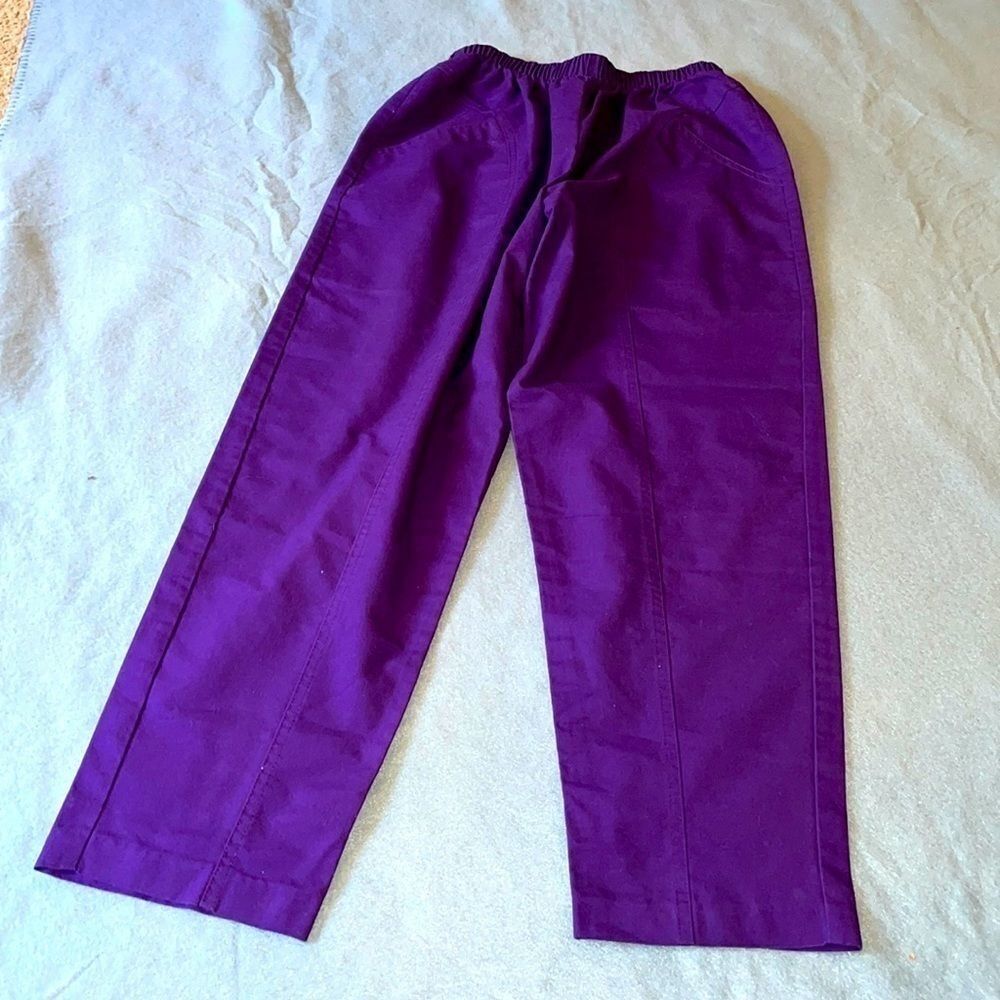 Scrub pants! Tafford! EUC! Size 10! Purple!